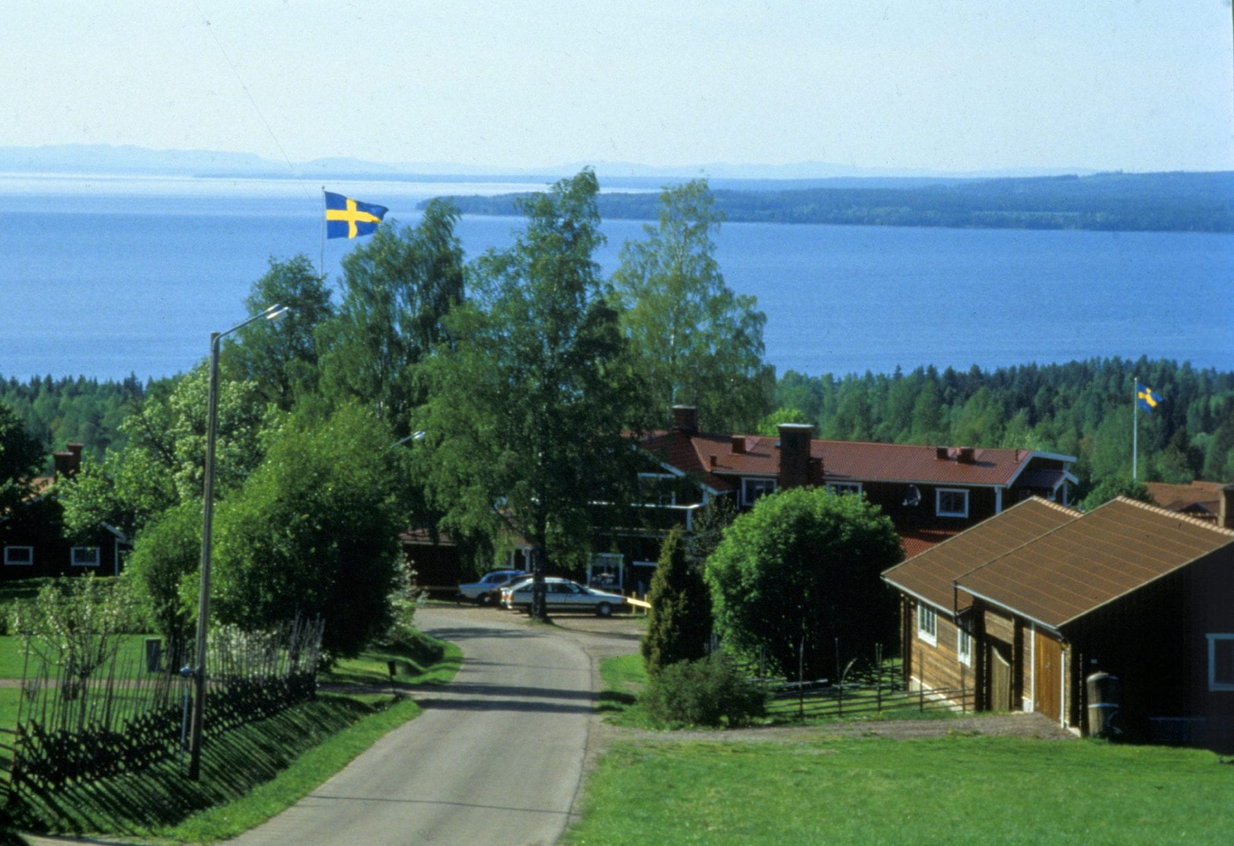 Utsikt över Siljan från Tällberg